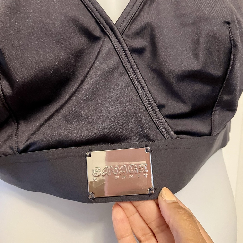 NWT Savage X Fenty Women's Plus 3X Forever U-Back Comfort Bralette Gray